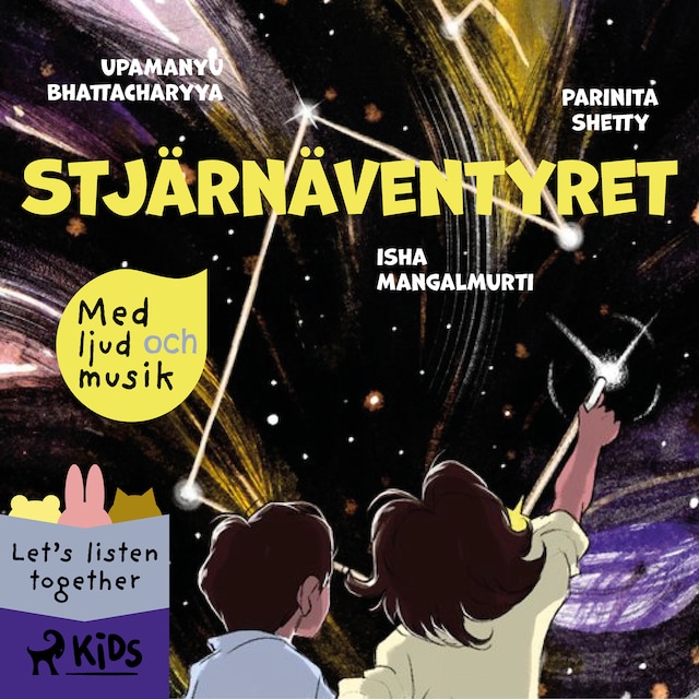 Portada de libro para Stjärnäventyret - med ljud och musik