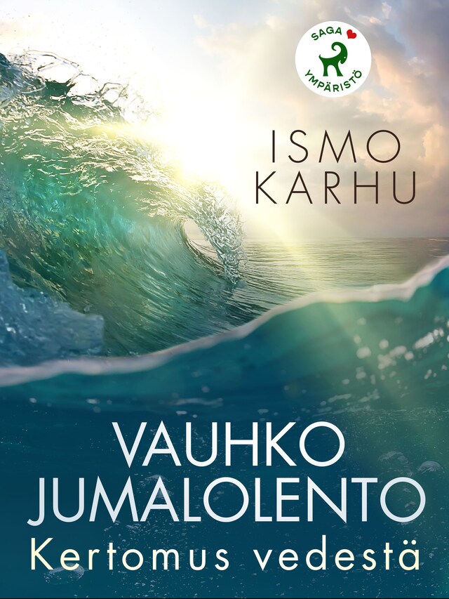 Couverture de livre pour Vauhko jumalolento – Kertomus vedestä