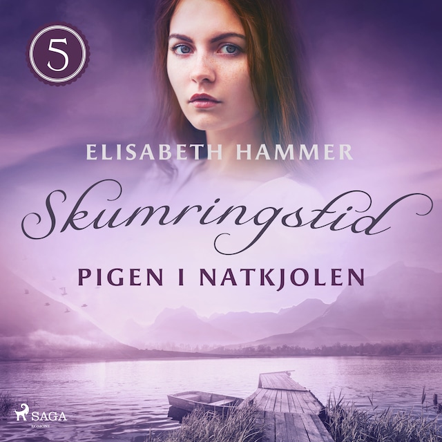 Book cover for Pigen i natkjolen - Skumringstid 5