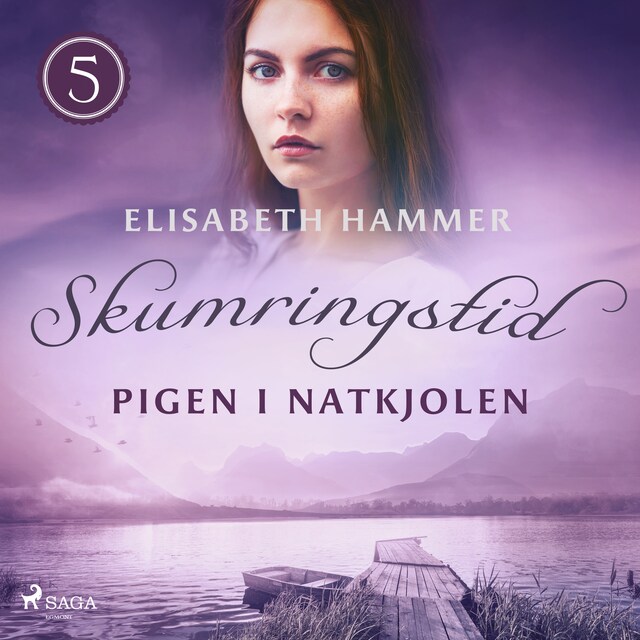 Portada de libro para Pigen i natkjolen - Skumringstid 5