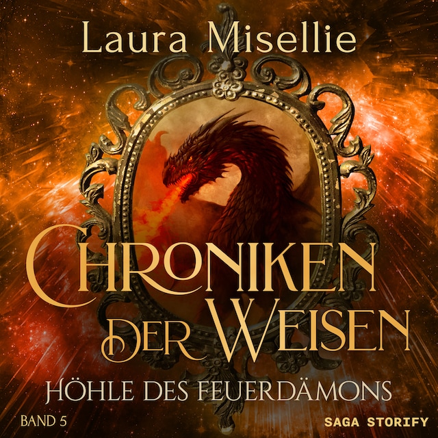 Couverture de livre pour Chroniken der Weisen: Höhle des Feuerdämons (Band 5)