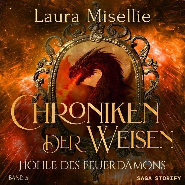 Kirjankansi teokselle Chroniken der Weisen: Höhle des Feuerdämons (Band 5)