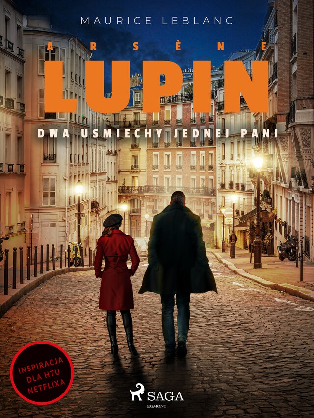 Book cover for Arsène Lupin. Dwa uśmiechy jednej pani