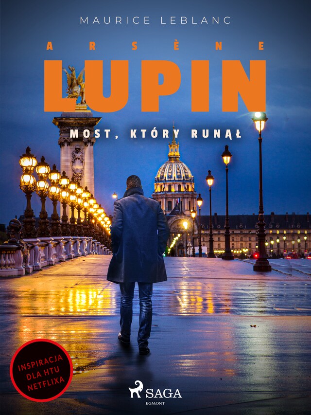 Copertina del libro per Arsène Lupin. Most, który runął