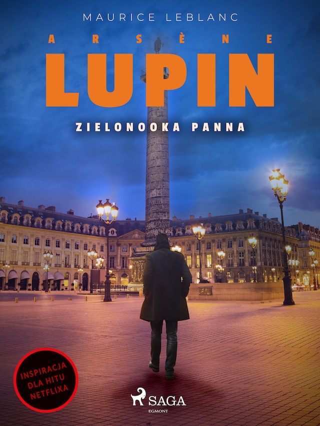 Boekomslag van Arsène Lupin. Zielonooka panna