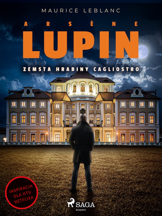 Boekomslag van Arsène Lupin. Zemsta hrabiny Cagliostro