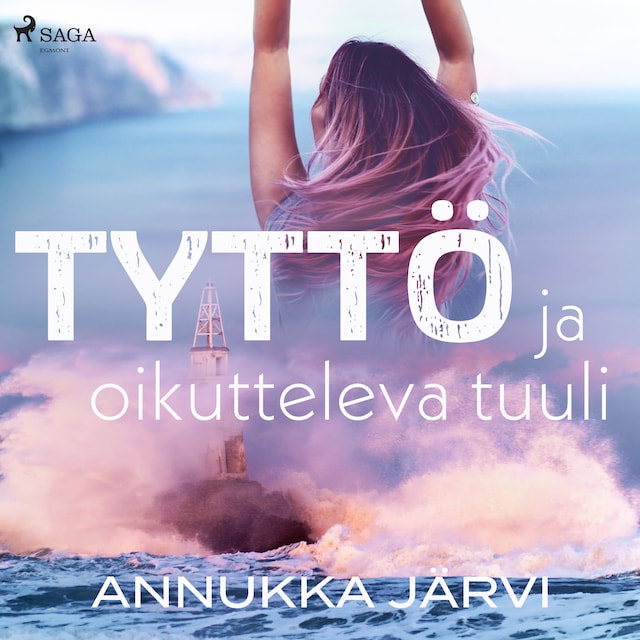Book cover for Tyttö ja oikutteleva tuuli
