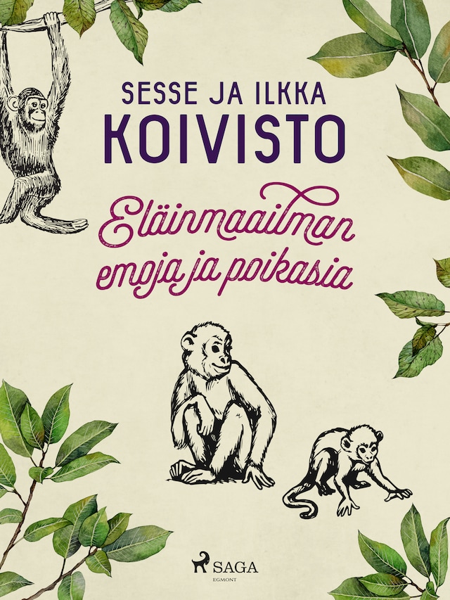 Book cover for Eläinmaailman emoja ja poikasia