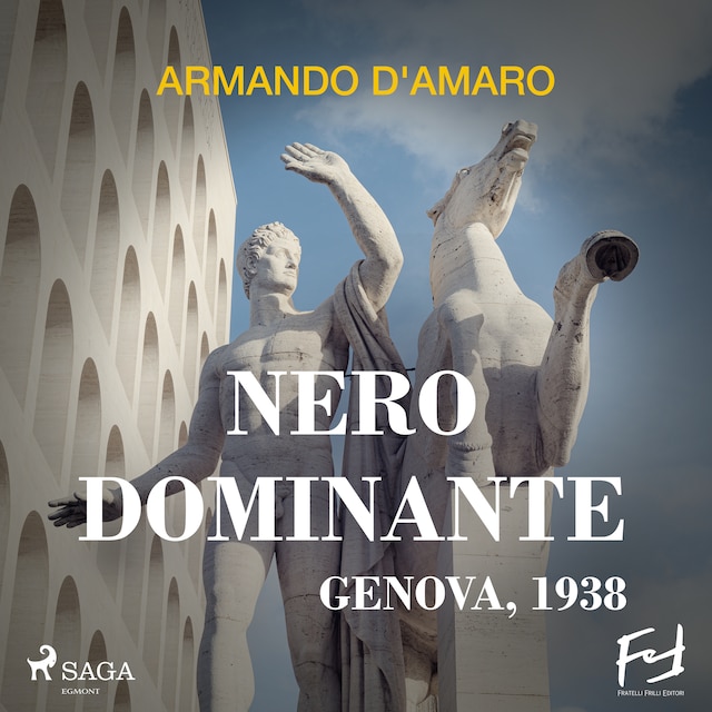 Book cover for Nero dominante. Genova, 1938
