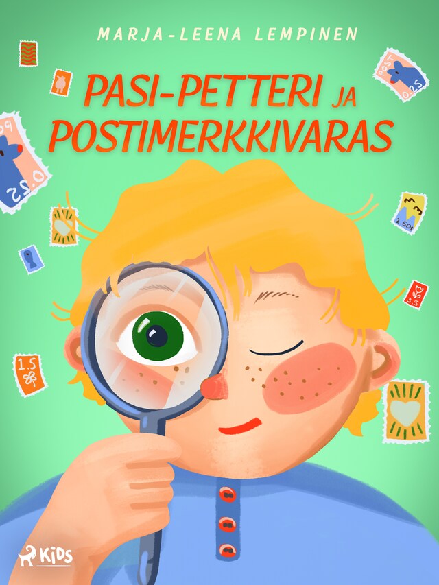 Kirjankansi teokselle Pasi-Petteri ja postimerkkivaras