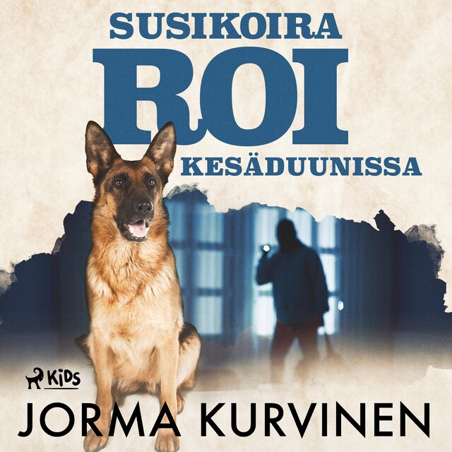 Susikoira Roi kesäduunissa