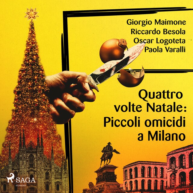 Book cover for Quattro volte Natale: Piccoli omicidi a Milano