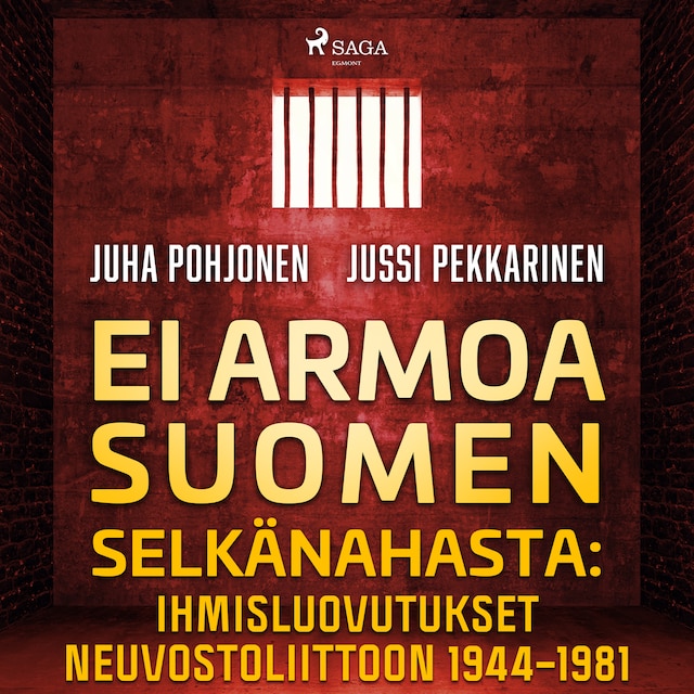 Copertina del libro per Ei armoa Suomen selkänahasta: Ihmisluovutukset Neuvostoliittoon 1944–1981