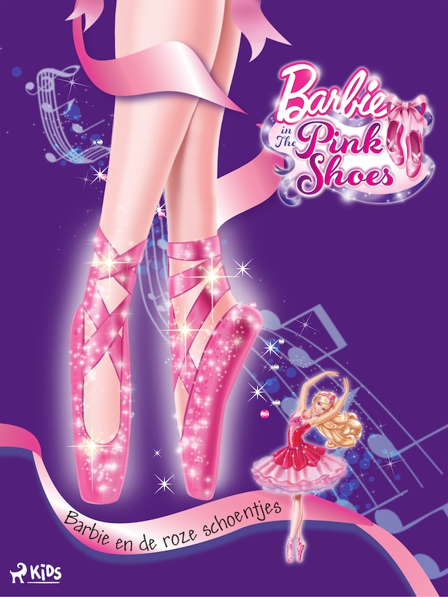 Portada de libro para Barbie en de roze schoentjes