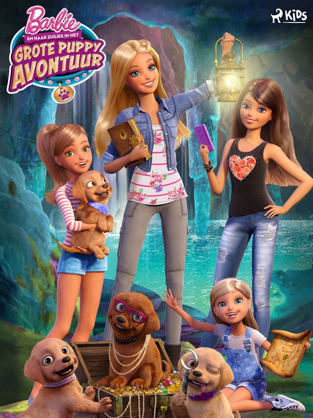 Portada de libro para Barbie - Het grote puppy avontuur