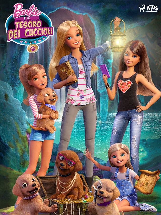 Portada de libro para Barbie e il tesoro dei Cuccioli