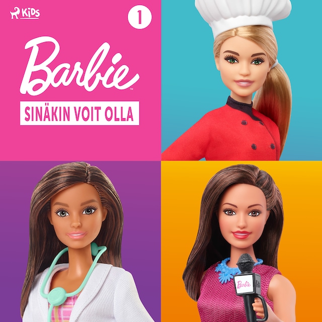 Boekomslag van Barbie – Sinäkin voit olla -kokoelma 1