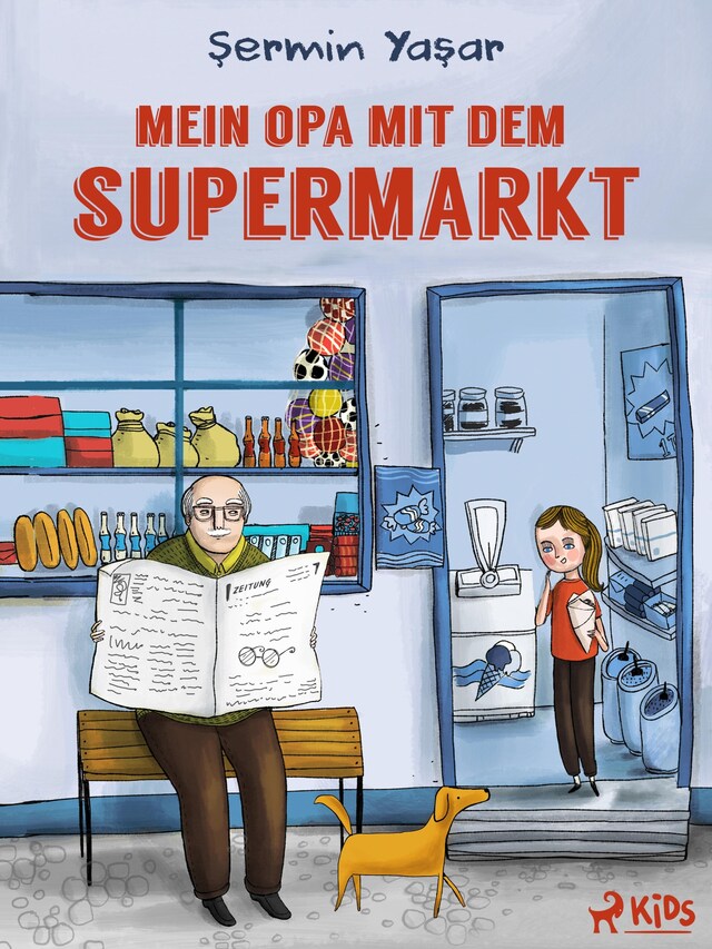 Copertina del libro per Mein Opa mit dem Supermarkt