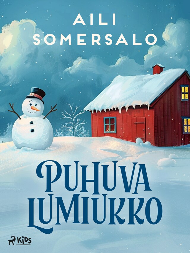 Book cover for Puhuva lumiukko