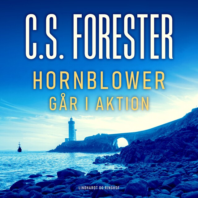 Copertina del libro per Hornblower går i aktion