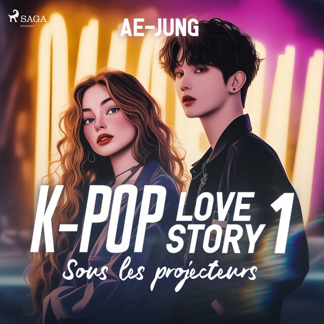 Book cover for K-pop Love Story 1 - Sous les projecteurs