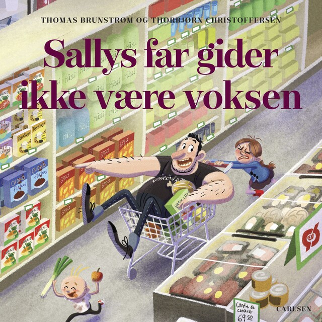 Bogomslag for Sallys far gider ikke at være voksen