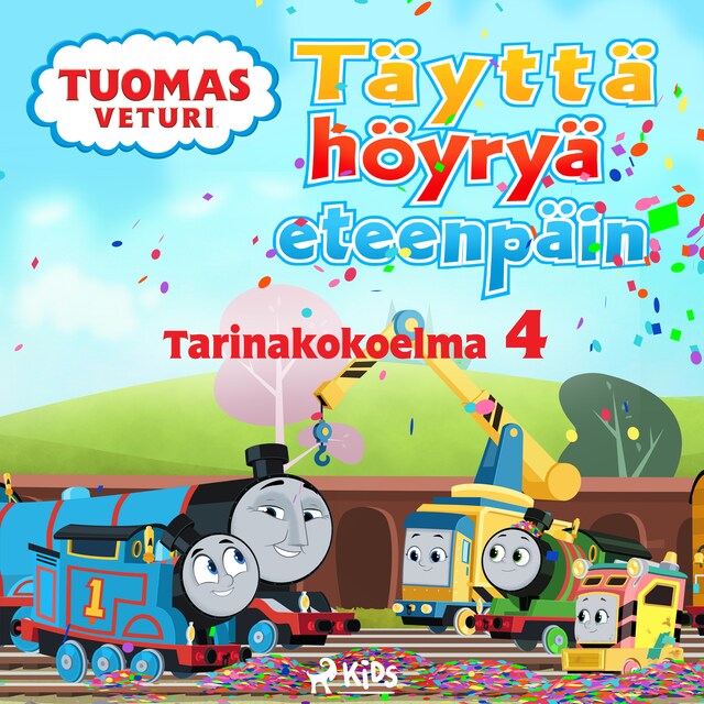 Couverture de livre pour Tuomas Veturi - Täyttä höyryä eteenpäin - Tarinakokoelma 4