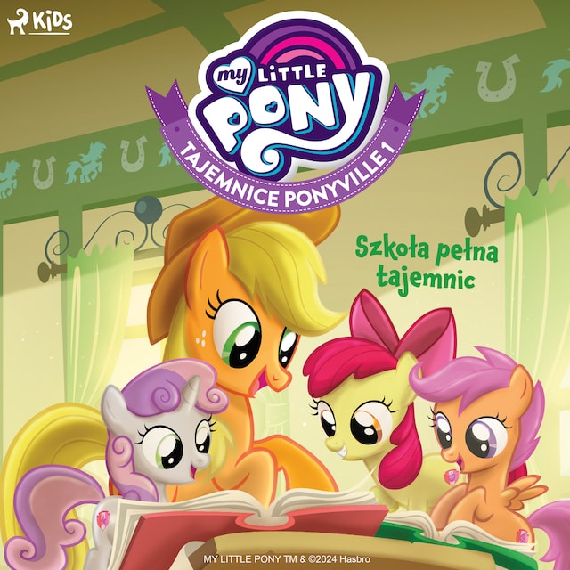 Boekomslag van My Little Pony - Tajemnice Ponyville 1 – Szkoła pełna tajemnic