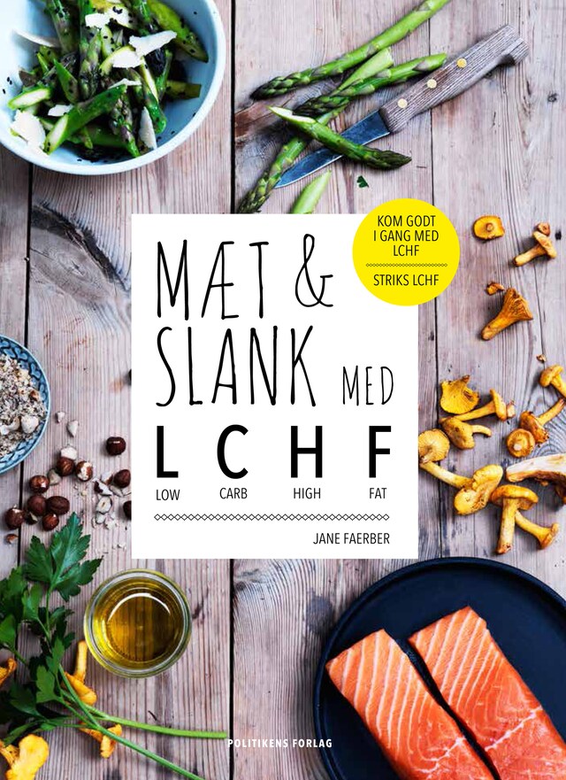 Okładka książki dla Mæt og slank med LCHF