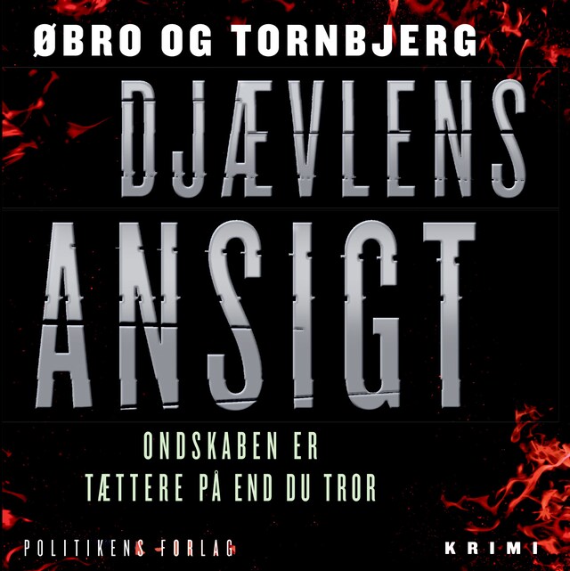 Portada de libro para Djævlens ansigt