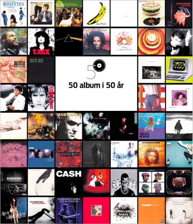 Buchcover für 50 album i 50 år