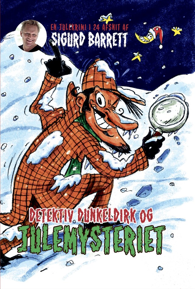 Book cover for Detektiv Dunkeldirk og julemysteriet