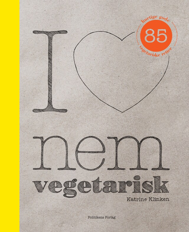 Book cover for I love nem vegetarisk
