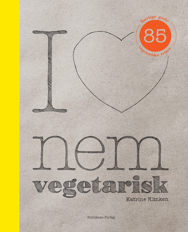 I love nem vegetarisk Book cover for I love nem vegetarisk