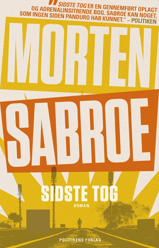 Book cover for Sidste tog
