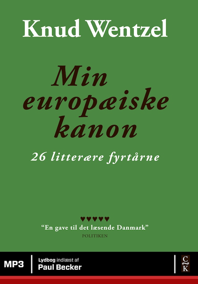 Book cover for Min europæiske kanon