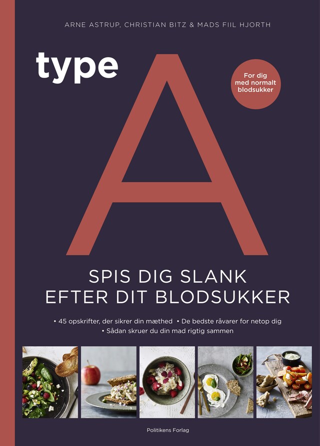 Couverture de livre pour Type A - Spis dig slank efter dit blodsukker