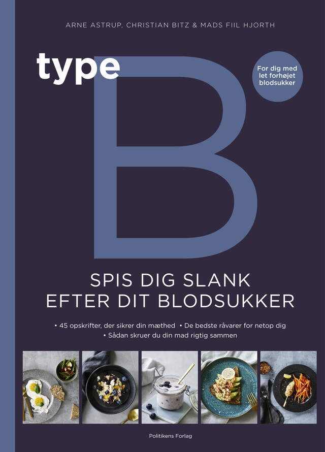 Couverture de livre pour Type B - Spis dig slank efter dit blodsukker