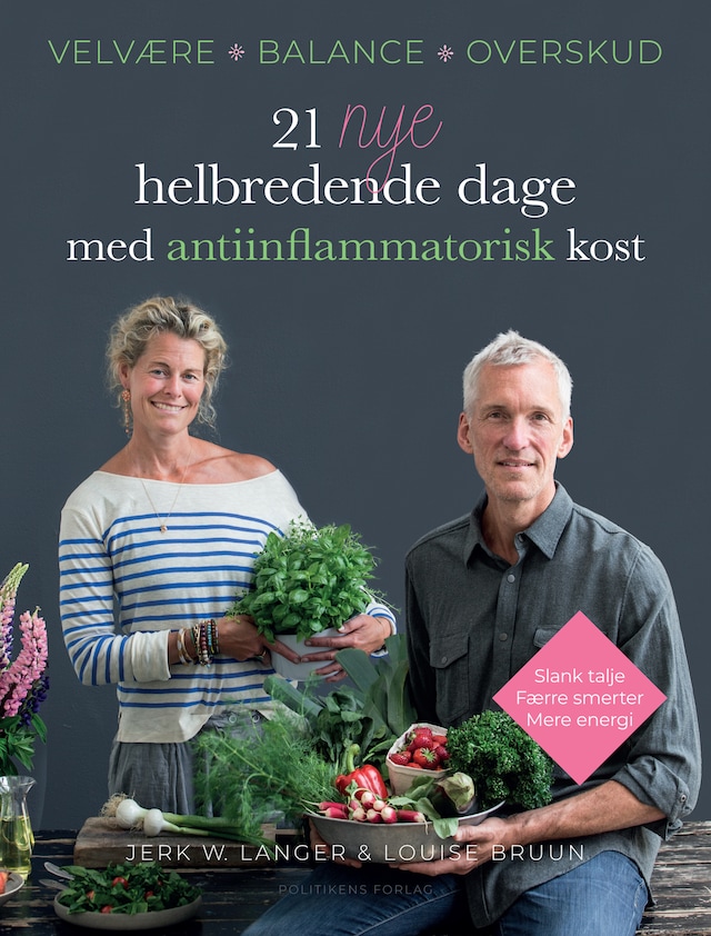 Copertina del libro per 21 nye helbredende dage med antiinflammatorisk kost