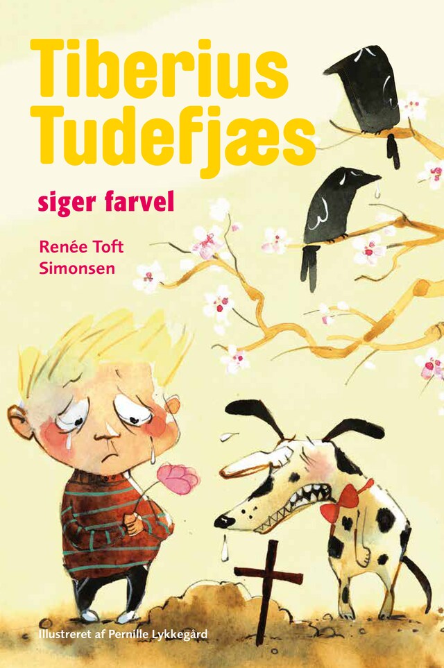 Book cover for Tiberius Tudefjæs siger farvel