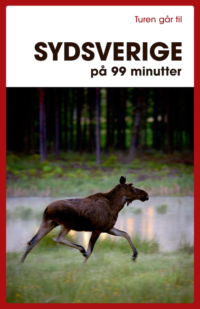 Book cover for Turen går til Sydsverige på 99 minutter