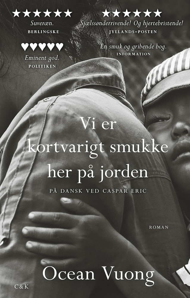Okładka książki dla Vi er kortvarigt smukke her på jorden