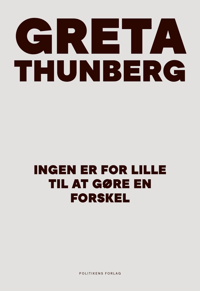 Portada de libro para Ingen er for lille til at gøre en forskel