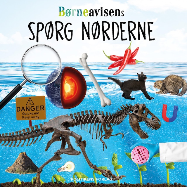 Book cover for Børneavisens spørg nørderne