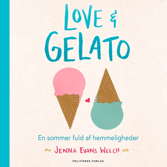 Boekomslag van Love & gelato - En sommer fuld af hemmeligheder