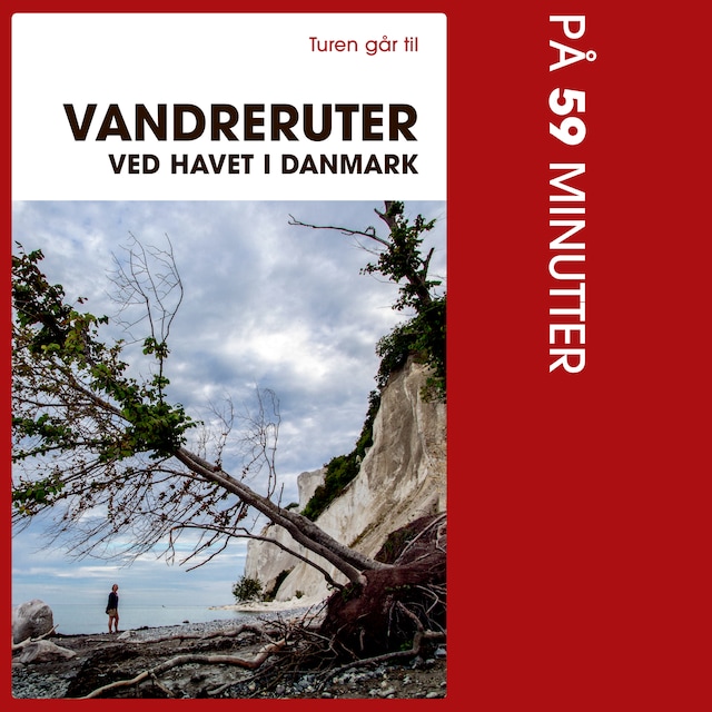 Book cover for Turen går til vandreruter ved havet i Danmark på 59 minutter