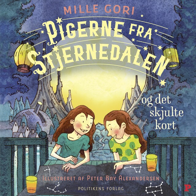 Book cover for Pigerne fra Stjernedalen - og det skjulte kort