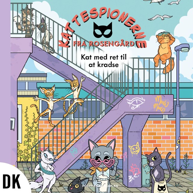 Boekomslag van Kattespionerne fra Rosengård 2 - Kat med ret til at kradse