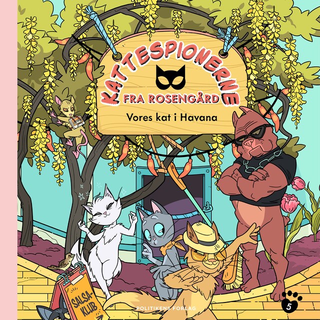 Portada de libro para Kattespionerne fra Rosengård 5 - Vores kat i Havana