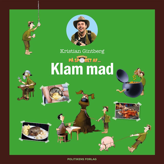 Book cover for Kristian på sporet af klam mad - Læs selv-serie